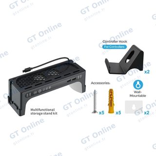 Station de rangement multifonction pour Nintendo Switch / Switch 2 DOBE TNS-51100 — noir