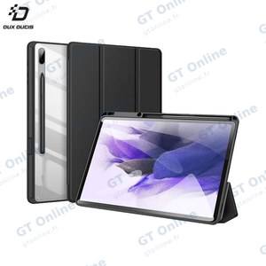 Housse de Protection Toby Dux Ducis pour Samsung Galaxy Tab S8 Plus 5G X806/Galaxy Tab S8 Plus Wi-Fi X800 Noir