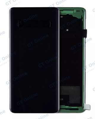 Vitre arrière pour Samsung Galaxy S10 (pack service origine, noir Prism)