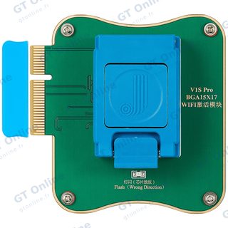 Module de dissociation et d’activation Wi-Fi JCID V1S Pro (BGA 15 × 17) — iPad Pro 12,9" 2022 / 13" 2024, Air 6, Mini 7