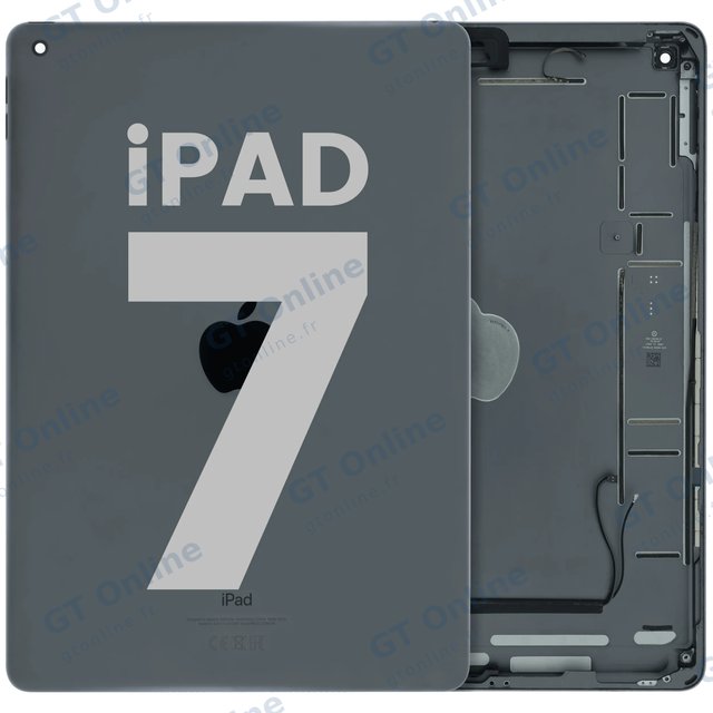 Châssis pour Apple iPad 7 (2019) (origine d'occasion — grade B, gris sidéral)