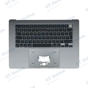 Top Case Apple MacBook Air M2 15" (2023) A2941/MacBook Air M3 15" (2024) A3114 Sans Rétro-Éclairage AZERTY Gris