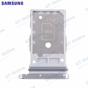 Tiroir SIM Original Samsung Galaxy S24 5G S921/Galaxy S24 Plus 5G S926 GH98-48906B Argent