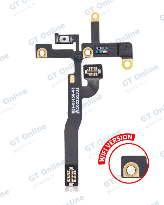 Nappe volume pour Apple iPad Pro 12.9" 5th Gen (2021) / Pro 12.9" 6th Gen (2022) / Pro 11" 3rd Gen (2021) / Pro 11" 4th Gen (2022) (WiFi uniquement)