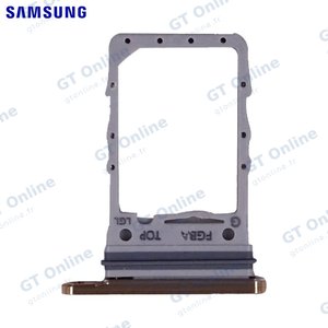Tiroir SIM Original Samsung Galaxy Z Flip 4 5G F721 GH98-47715G Or