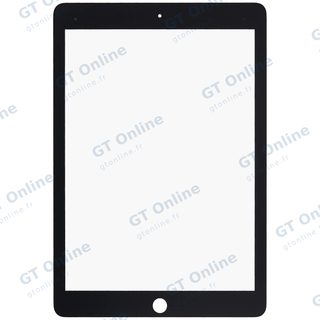 Vitre d’écran avec OCA pour Apple iPad Pro 9.7" (Glass Separation Required, noir)