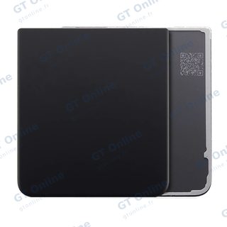 Vitre arrière pour Samsung Galaxy Z Flip 3 5G (pack service origine, noir fantôme)
