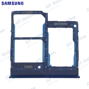 Tiroir SIM Original Samsung Galaxy A20e A202 GH98-44377C Bleu