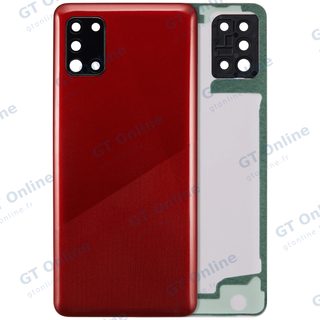 Vitre arrière pour Samsung Galaxy A31 (A315 / 2020) (compatible premium, Prism Crush Red)