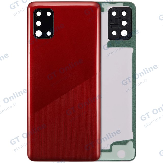 Vitre arrière pour Samsung Galaxy A31 (A315 / 2020) (compatible premium, Prism Crush Red)