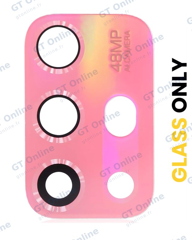 Lentille de caméra arrière avec adhésif pour Motorola Moto G20 (XT2128 / 2021) (Flamingo Pink)