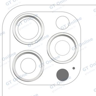 Anneau de contour de caméra arrière pour Apple iPhone 16 Pro / 16 Pro Max (titane blanc, lot de 3)