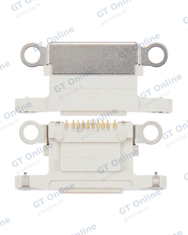 Connecteur de charge nu à souder pour Apple iPhone 13 / 13 Mini (lumière stellaire, lot de 10)