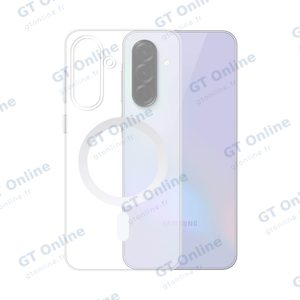 Coque Silicone MagSafe Compatible pour Samsung Galaxy A36 5G A366/Galaxy A56 5G A566 Transparent