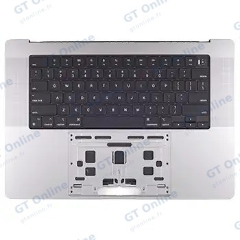 Châssis supérieur avec batterie et clavier ISO espagnol pour Apple MacBook Pro 16" A2485 (2021) (origine, gris sidéral)