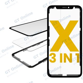 Vitre d’écran avec OCA pour Apple iPhone X (OCA Master)