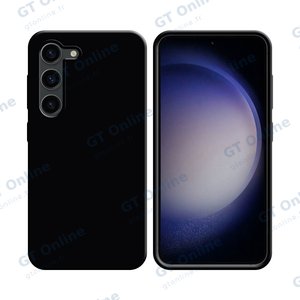 Coque Silicone Compatible pour Samsung Galaxy S23 5G S911 (#3) Noir