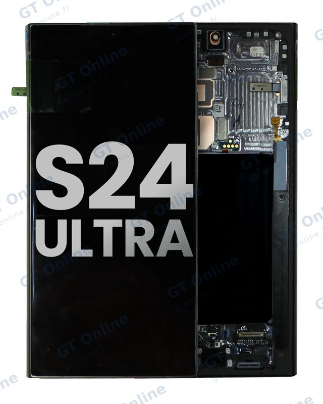 Écran pour Samsung Galaxy S24 Ultra (origine d'occasion, Titanium Black)