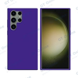 Coque Silicone Compatible pour Samsung Galaxy S23 Ultra 5G S918 (#7) Mauve