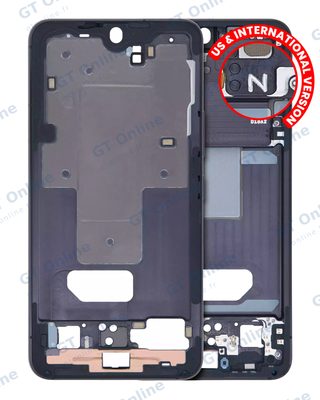 Châssis pour Samsung Galaxy S22 5G (version US & internationale, noir fantôme)