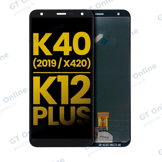 Écran LCD sans châssis pour LG K40 (2019 / X420) / K12 Plus (reconditionné, toutes couleurs)