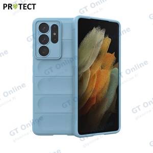 Coque de Protection IX008 PROTECT pour Samsung Galaxy S21 Ultra 5G G998 Bleu Clair