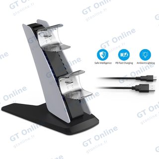 Station de charge pour 2 manettes PlayStation 5 DOBE TP5-0585S