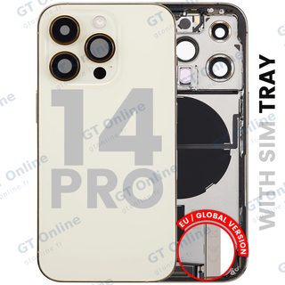 Châssis pour Apple iPhone 14 Pro (version EU, origine d'occasion — grade B, or)