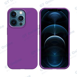 Coque Silicone Compatible pour Apple iPhone 12/iPhone 12 Pro (#39) Mauve