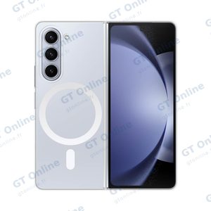 Coque Silicone MagSafe Compatible pour Samsung Galaxy Z Fold 5 5G F946 Transparent — vue 2