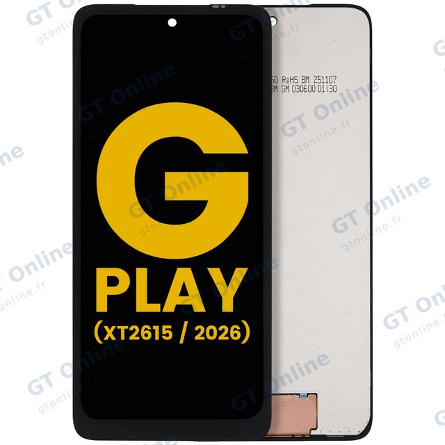 Écran LCD sans châssis pour Motorola Moto G Play (XT2615 / 2026) / G 5G (XT2613 / 2026) (reconditionné, toutes couleurs)