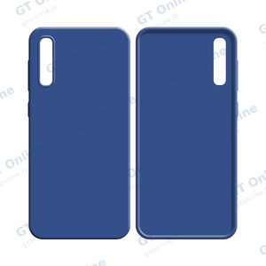 Coque Silicone Compatible pour Samsung Galaxy A30S A307/Galaxy A50 A505/Galaxy A50S A507 (#16) Bleu Marine — vue 2