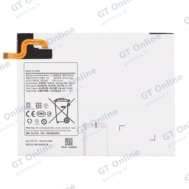 Batterie pour Samsung Galaxy Tab A 10.1" (T510 / T515 / T517) (2019)