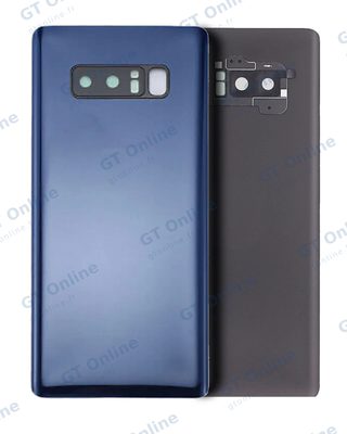 Vitre arrière pour Samsung Galaxy Note 8 (sans logo, compatible premium, Deepsea Blue)