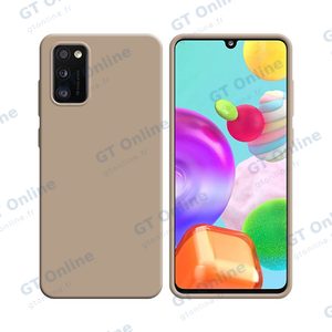 Coque Silicone Compatible pour Samsung Galaxy A41 A415 (#18) Rose Gold