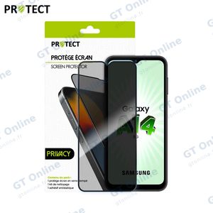 Verre Trempé PRIVACY PROTECT pour Samsung Galaxy A14 5G A146P/Galaxy A14 4G A145 Transparent — vue 2