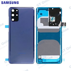 Cache Arrière Original Samsung Galaxy S20 Plus G985/Galaxy S20 Plus 5G G986 GH82-21634H Aurora Blue