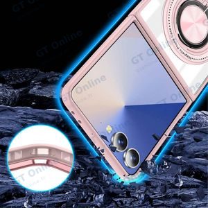 Coque de Protection Magnétique avec Bague 360° Z-FL3 Samsung Galaxy Z Flip 7 5G F766 Rose — vue 4