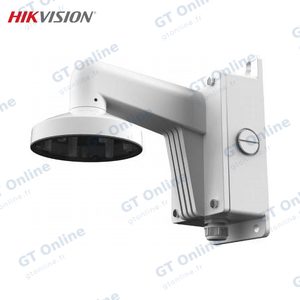 Support Mural pour Caméra de Surveillance Hikvision Dome DS-1273ZJ-140B avec Boite de Jonction Blanc