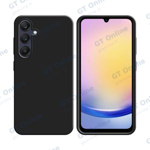 Coque Silicone Compatible pour Samsung Galaxy A25 5G A256 (#3) Noir