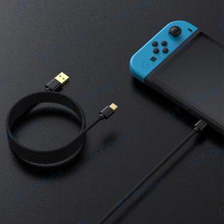 Câble de charge tressé USB vers USB-C 3 m pour PlayStation 5 / Nintendo Switch DOBE TP5-3585 — noir