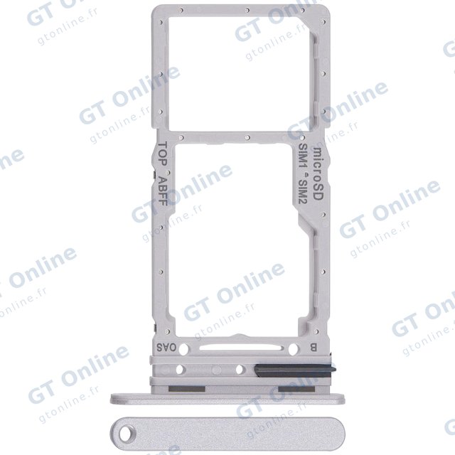 Tiroir SIM pour Samsung Galaxy A26 5G (A266 / 2025) (blanc)