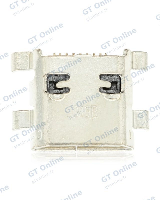 Connecteur de charge à souder — format Micro B, 7 broches, 4 points de fixation (C061)