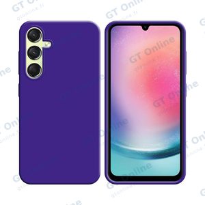 Coque Silicone Compatible pour Samsung Galaxy A24 4G A245 (#7) Mauve