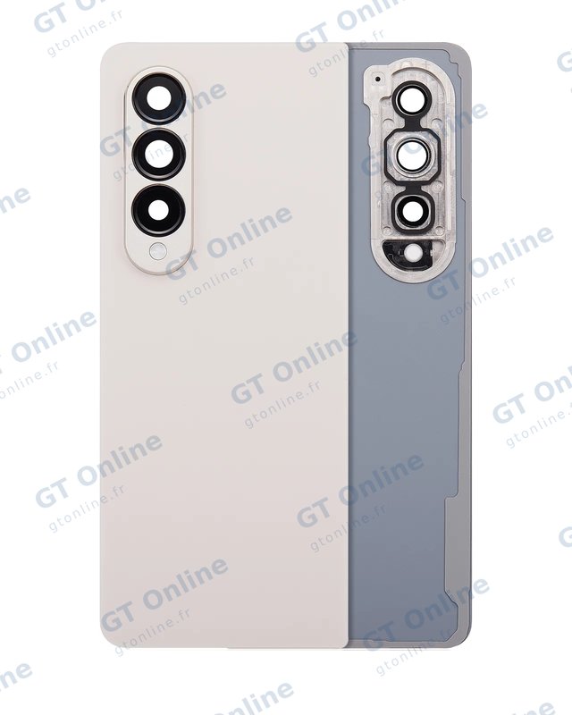 Vitre arrière pour Samsung Galaxy Z Fold 4 (pack service origine, Beige)