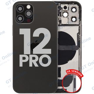 Châssis pour Apple iPhone 12 Pro (version US, origine d'occasion — grade B, graphite)