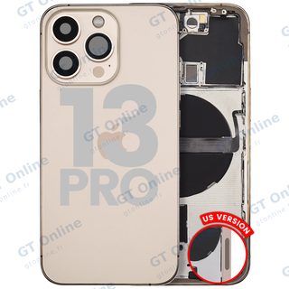 Châssis pour Apple iPhone 13 Pro (version US, origine d'occasion — grade B, or)