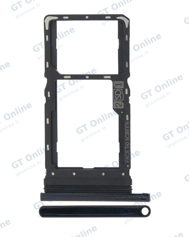 Tiroir SIM pour Motorola Moto G8 Play (XT2015 / 2019) (Black Onyx)
