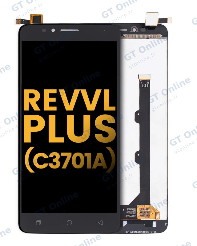 Écran LCD sans châssis pour Revvl T-Mobile Revvl Plus (C3701A) (reconditionné, toutes couleurs)