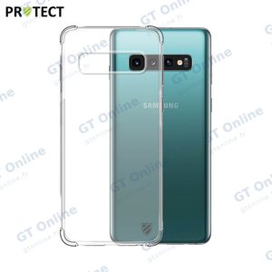 Coque Silicone Renforcée PROTECT pour Samsung Galaxy S10 G973 Transparent